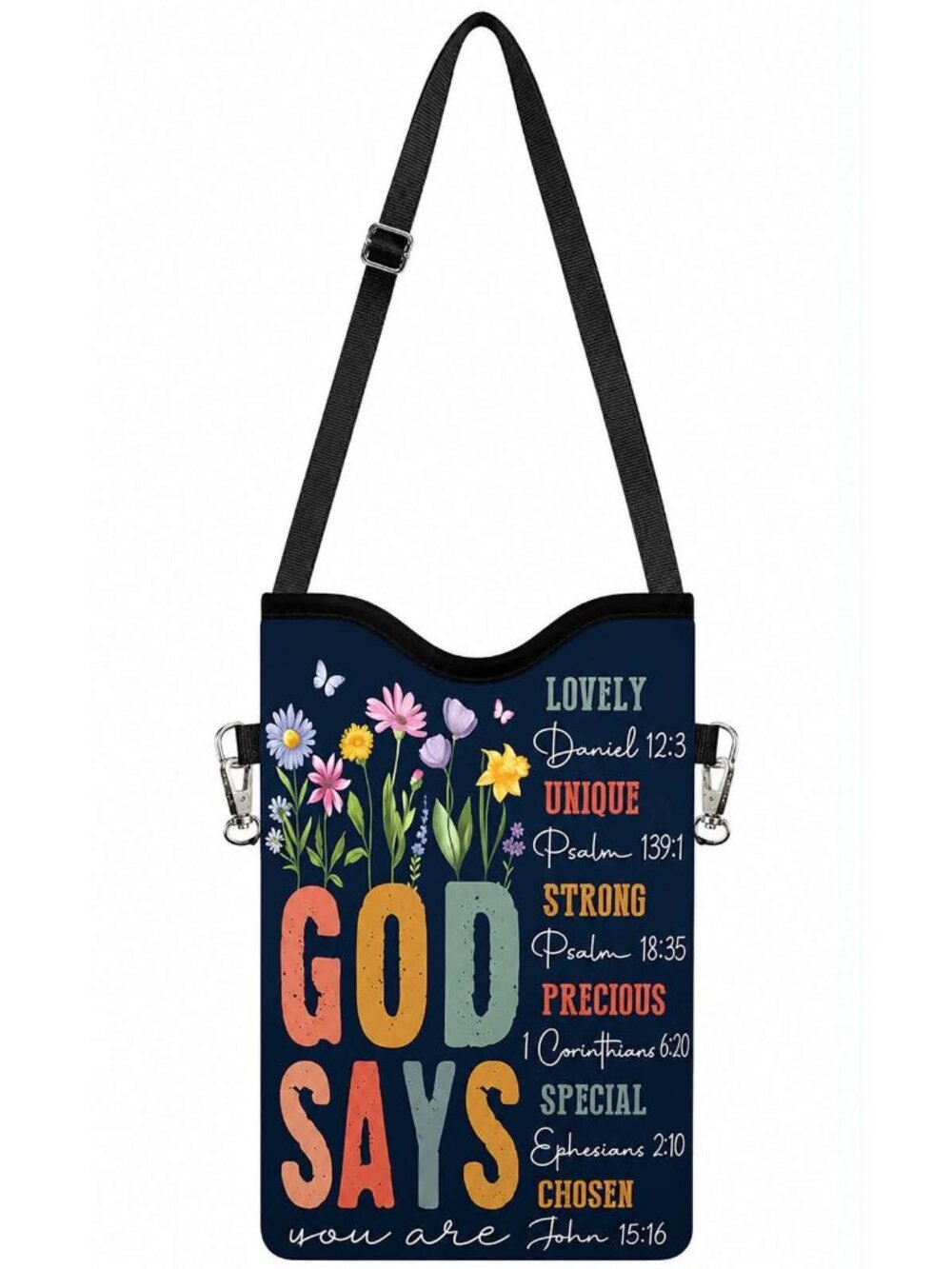 God Says You Are Crossbody Phone Bag